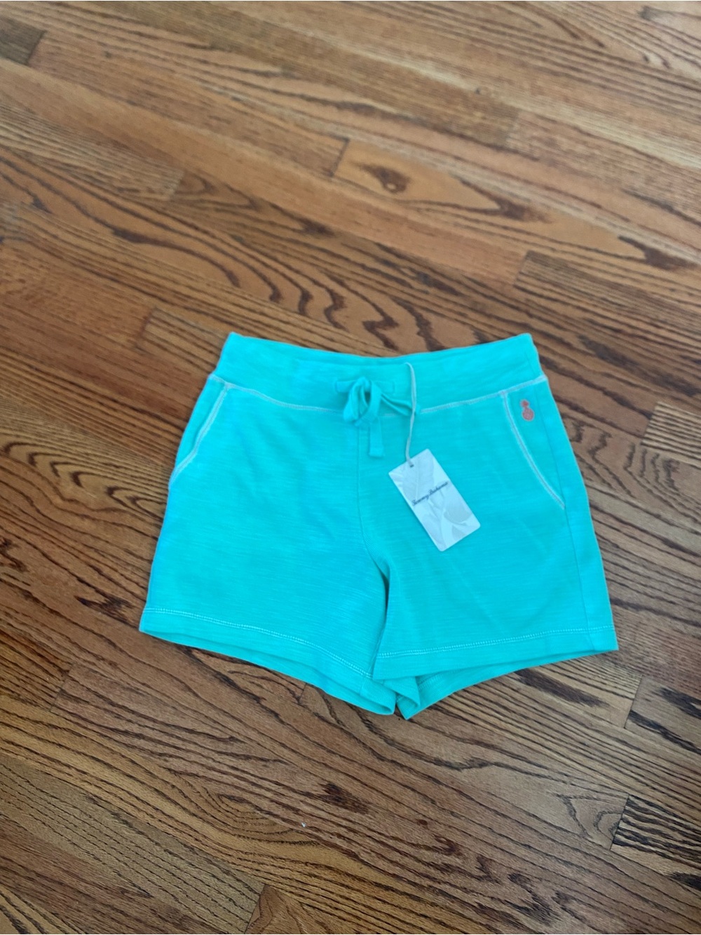 Tommy Bahama Turquoise Drawstring Athletic Shorts